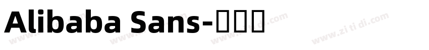 Alibaba Sans字体转换